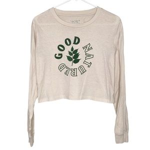 Word of Mouth Long Sleeve Crop Women’s Medium